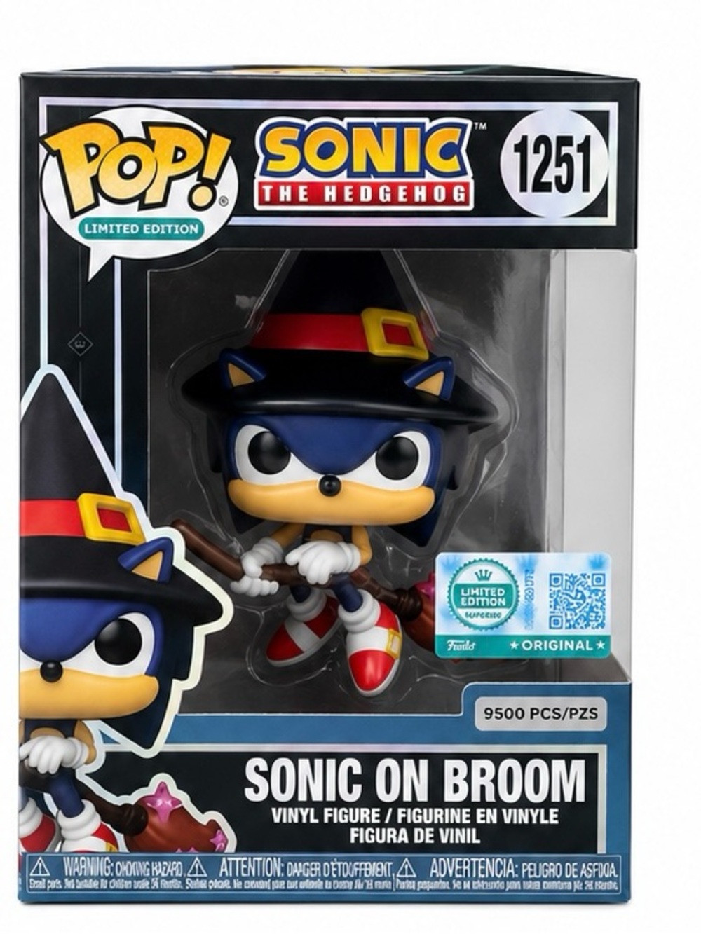 Funko Pop! Sonic on Broom #1251 Limited Edition 9500 Pieces